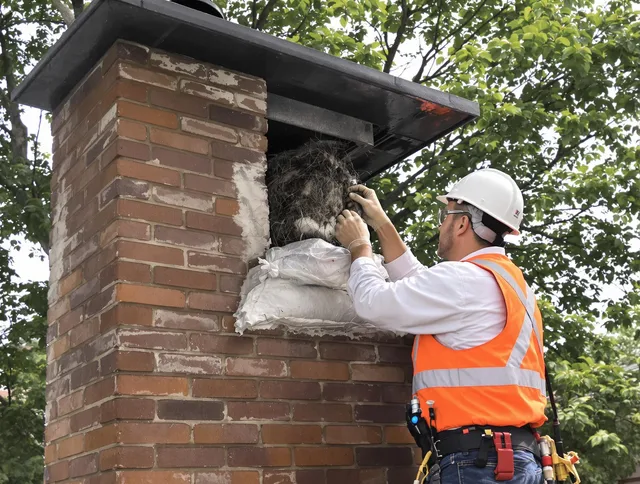 Humane removal of debris and animals by Orlando Chimney Sweep in Orlando, FL