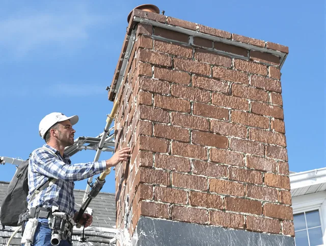 Brickwork for a chimney rebuild by Orlando Chimney Sweep in Orlando, FL