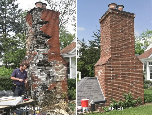 Orlando Chimney Sweep performing a full chimney restoration in Orlando, FL