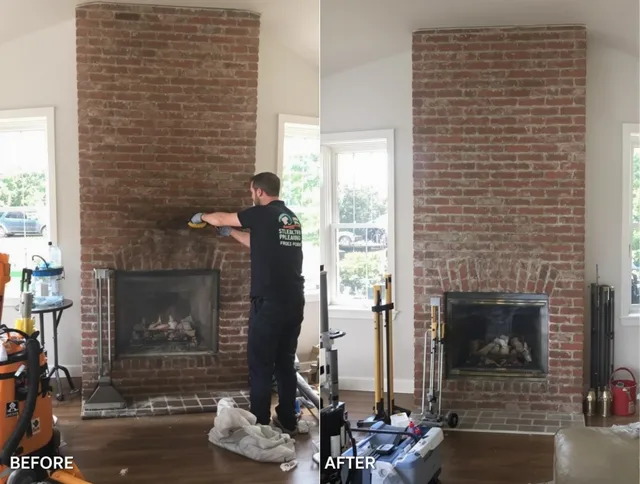 Finished chimney sweeping service by Orlando Chimney Sweep in Orlando, FL