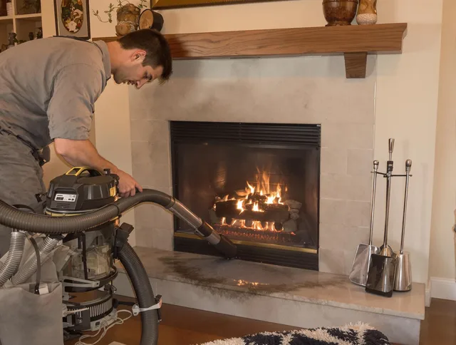 Routine fireplace upkeep by Orlando Chimney Sweep in Orlando, FL