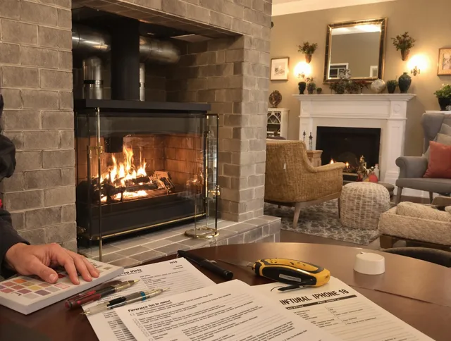 Orlando Chimney Sweep verifying fireplace safety measures in Orlando, FL